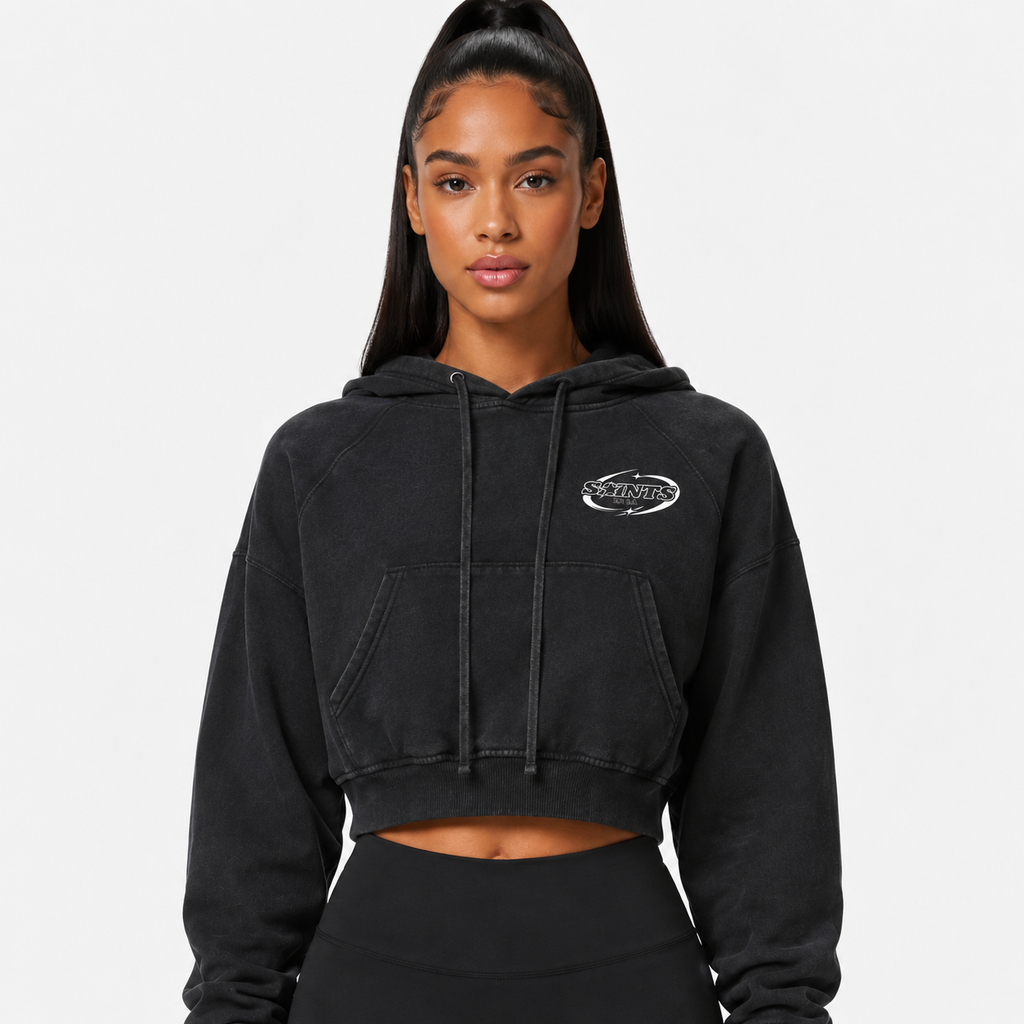 SAINTS IN LA Sporty Leisure Baggy Hoodie