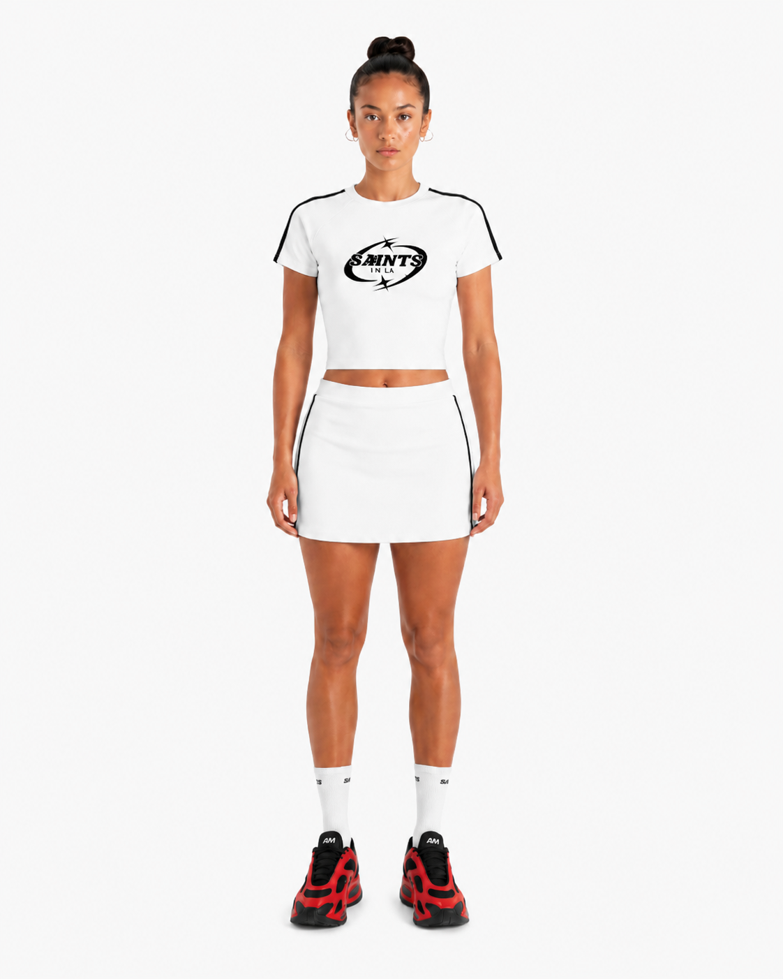 SAINTS IN LA Sporty Leisure Crop Tee