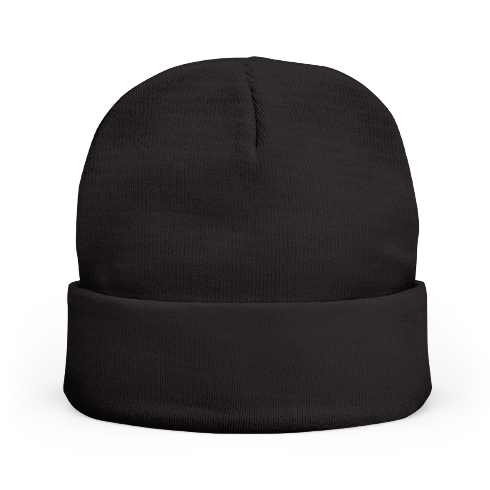 Saints in LA Embroidered Knit Beanie - Black Streetwear Cuffed Hat