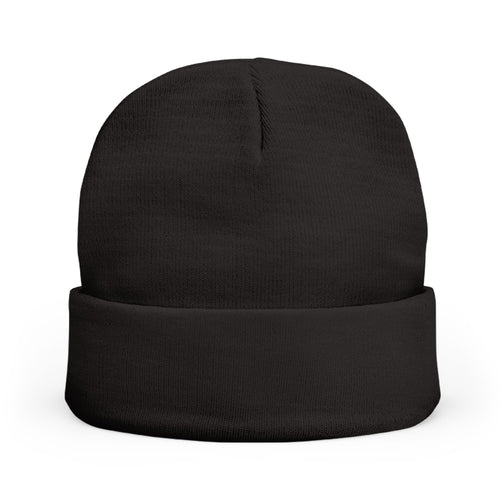 Saints in LA Embroidered Knit Beanie - Black Streetwear Cuffed Hat