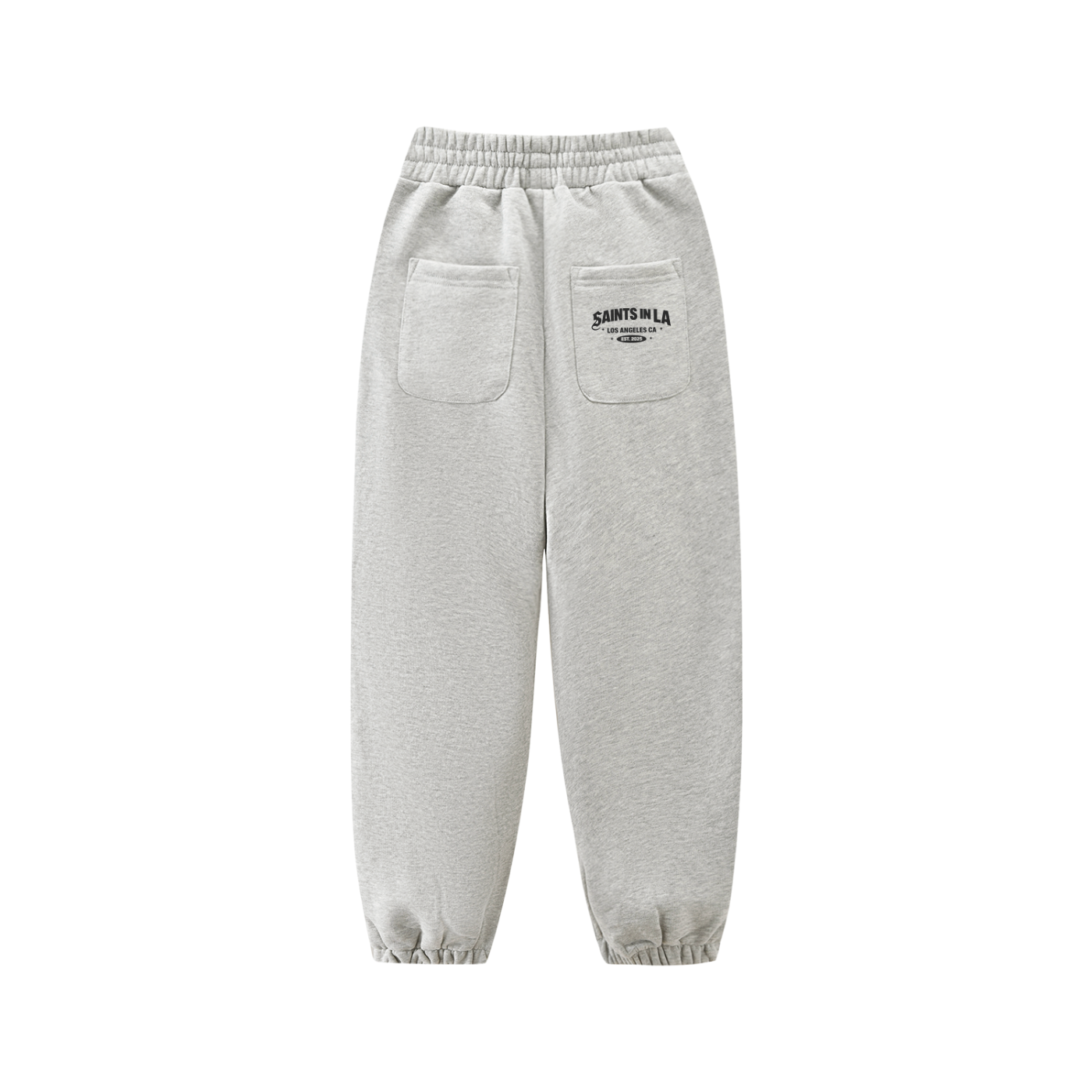 SAINTS IN LA Kids Essential Sweatpants – Heather Grey