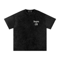 SAINTS IN LA – Classic Logo Tee (Black Wash)