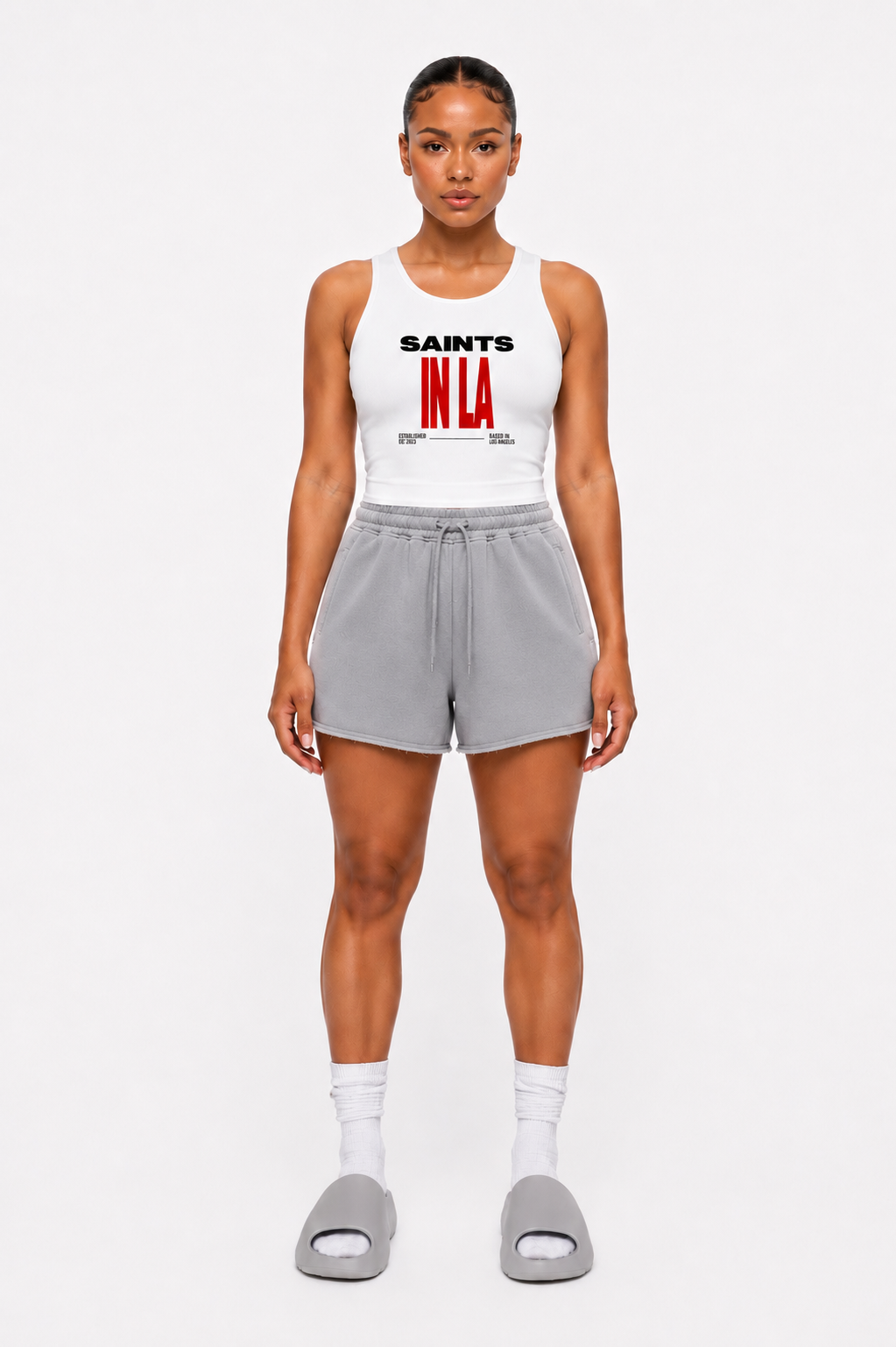 SAINTS IN LA “City of Angels” Cropped Tank