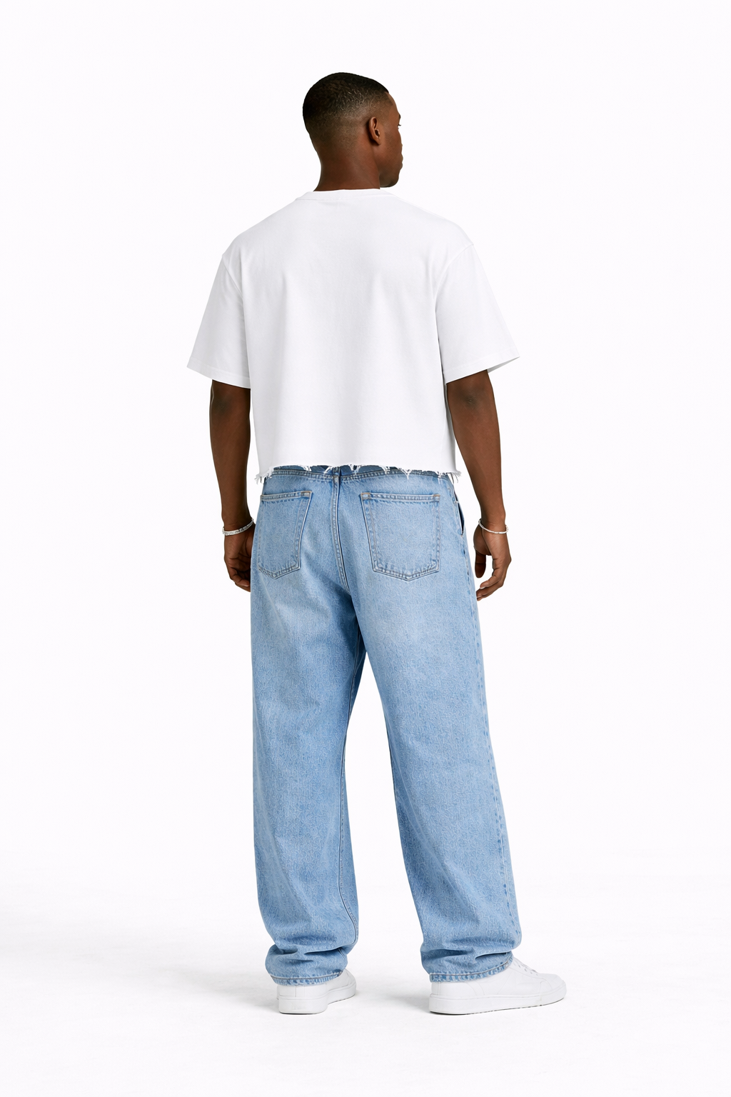 SAINTS IN LA – Heritage Cropped Tee (White)