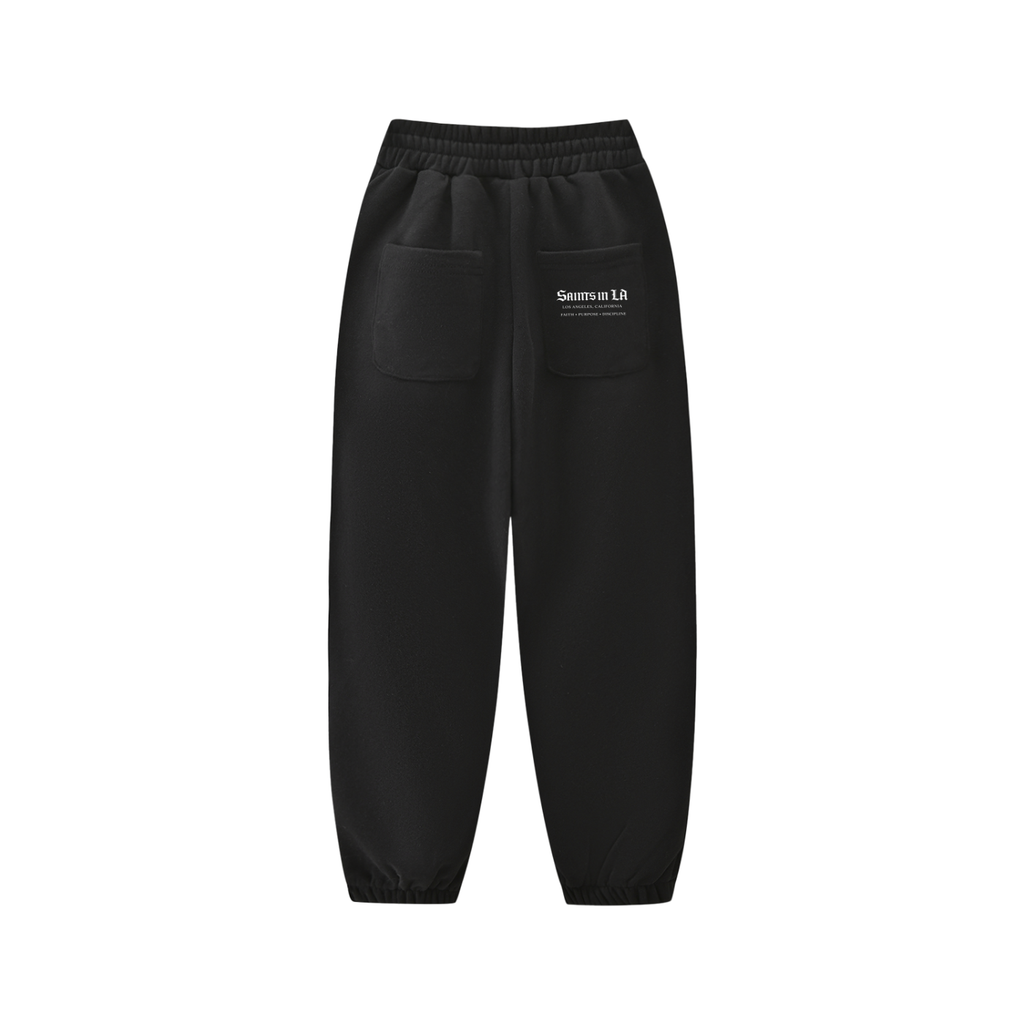 SAINTS IN LA Kids Essential Sweatpants – Black