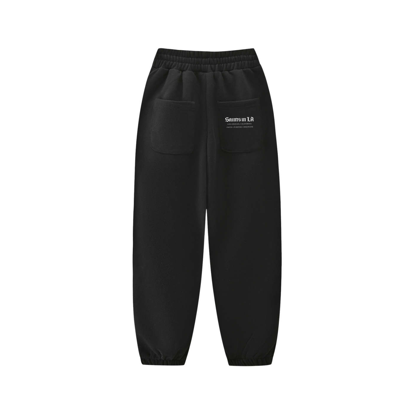 SAINTS IN LA Kids Essential Sweatpants – Black