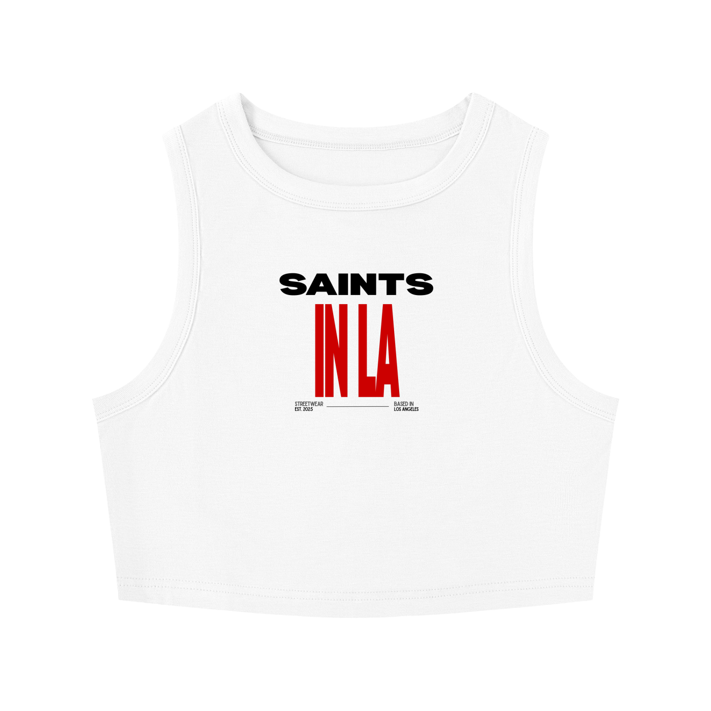 SAINTS IN LA “City of Angels” Cropped Tank