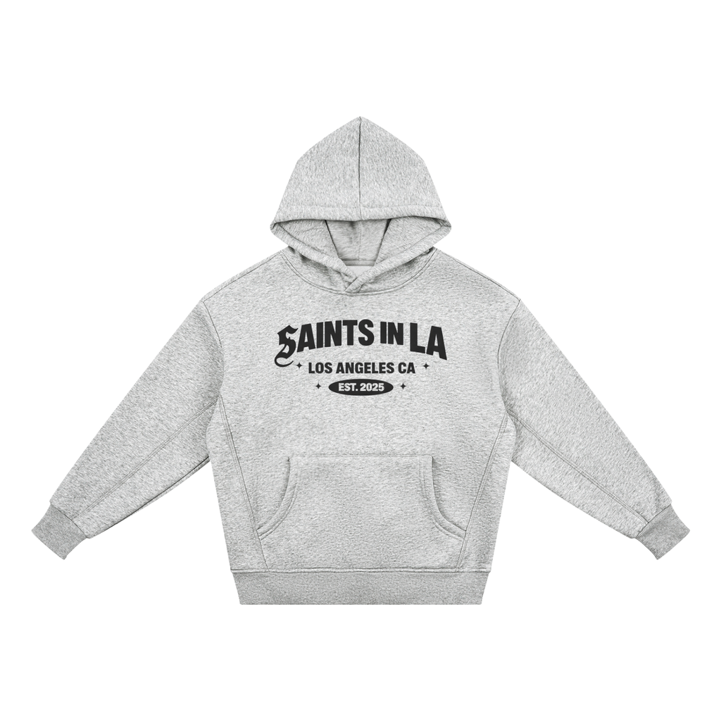 SAINTS IN LA Kids Essential Hoodie – Heather Grey