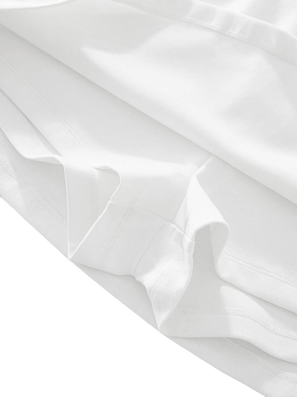 SAINTS IN LA Sporty Leisure Skirt|White